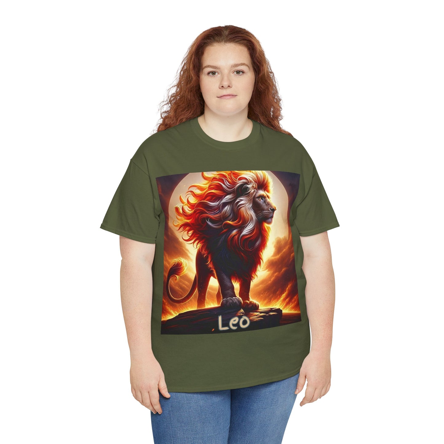 Leo Unisex Heavy Cotton Tee
