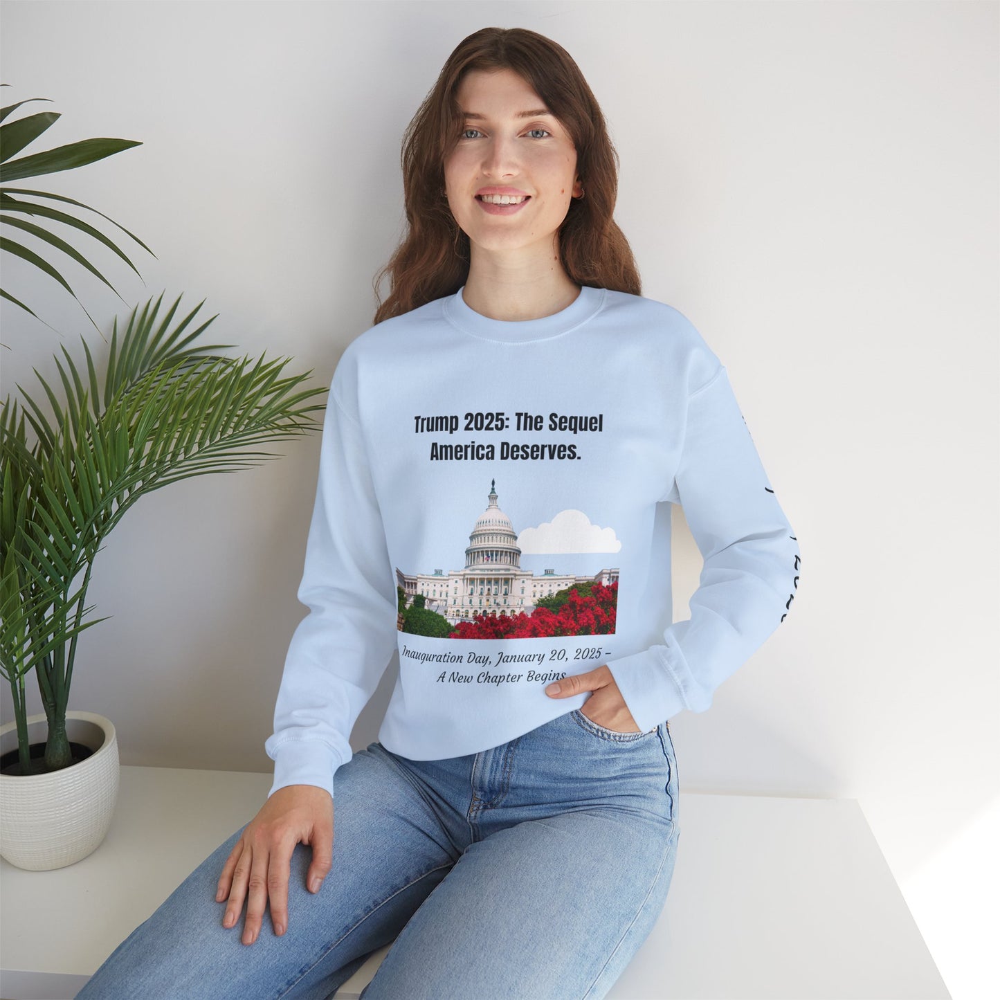 Trump 2025: The Sequel Inauguration 2025 Unisex Heavy Blend™ Crewneck Sweatshirt