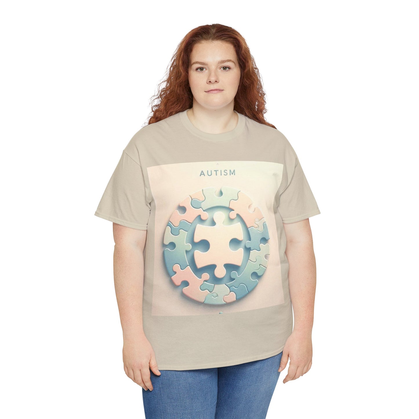 Autism Circle Unisex Heavy Cotton Tee