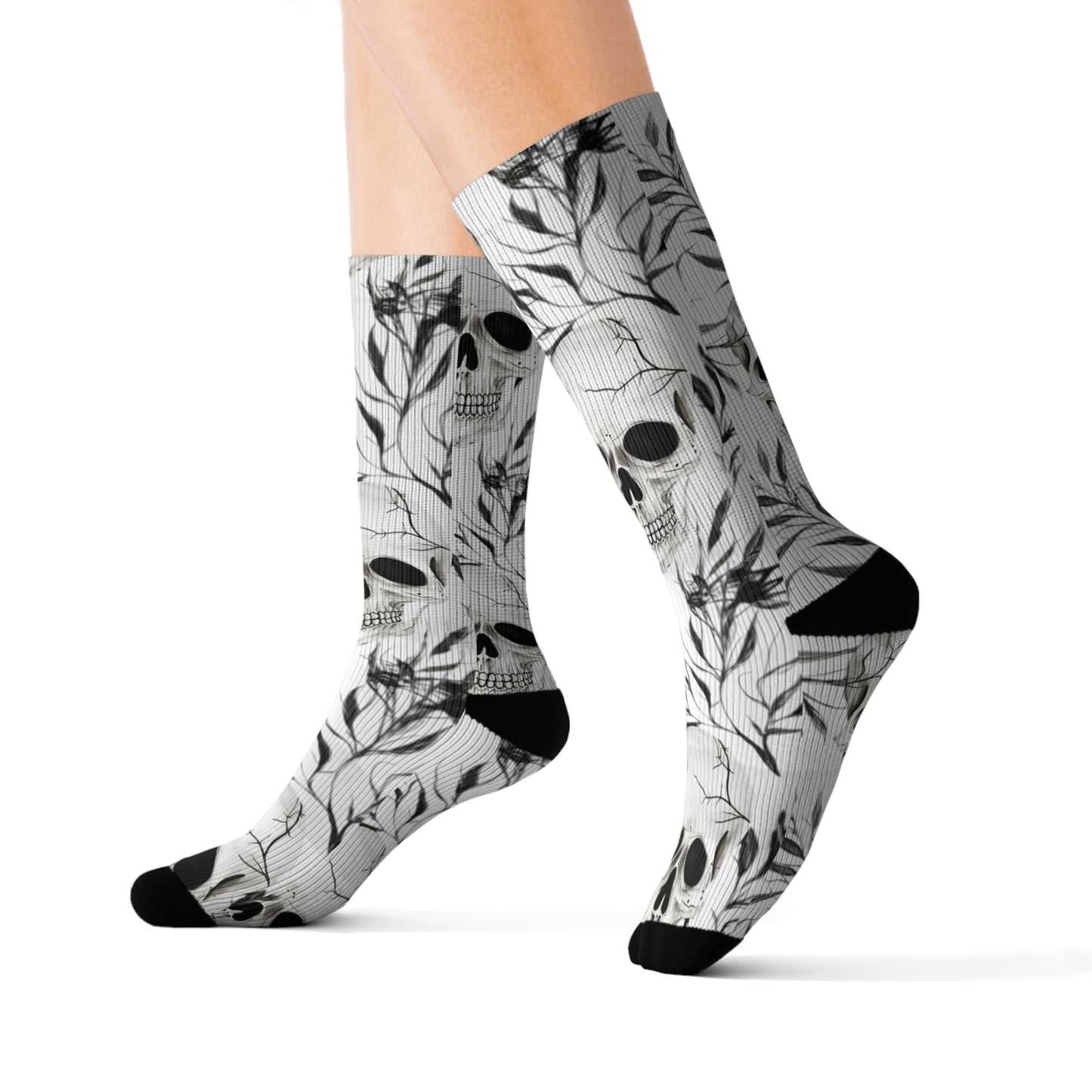 Skull Halloween Sublimation Socks