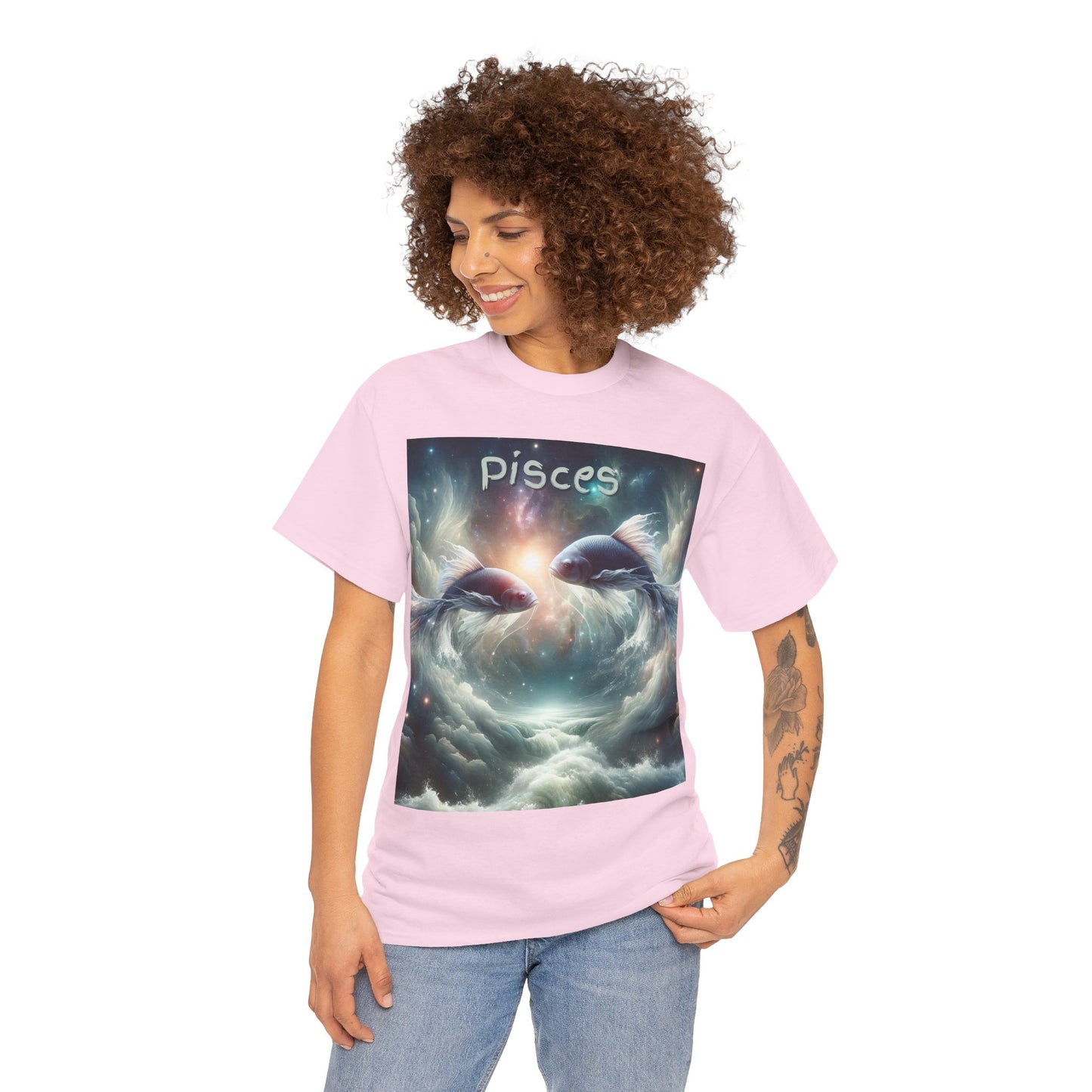Pisces Unisex Heavy Cotton Tee