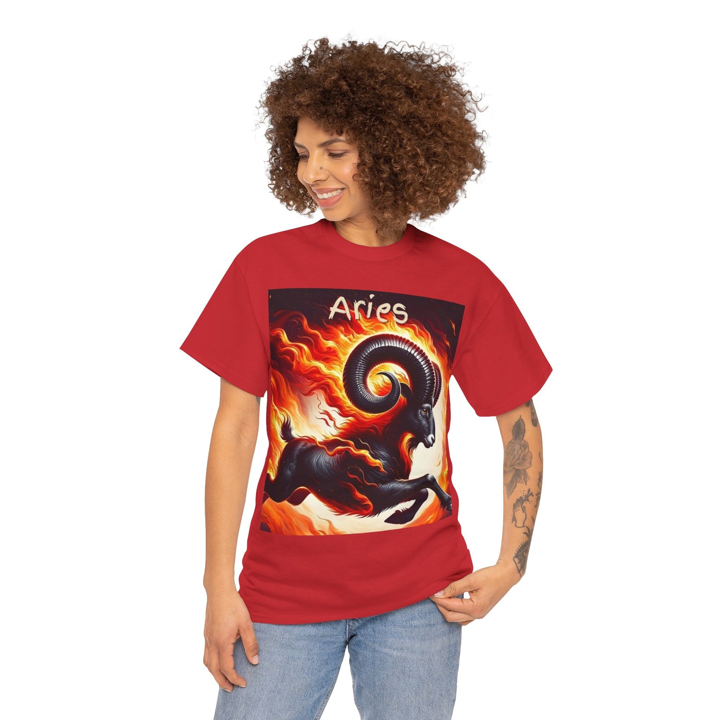 Aries Unisex Heavy Cotton Tee