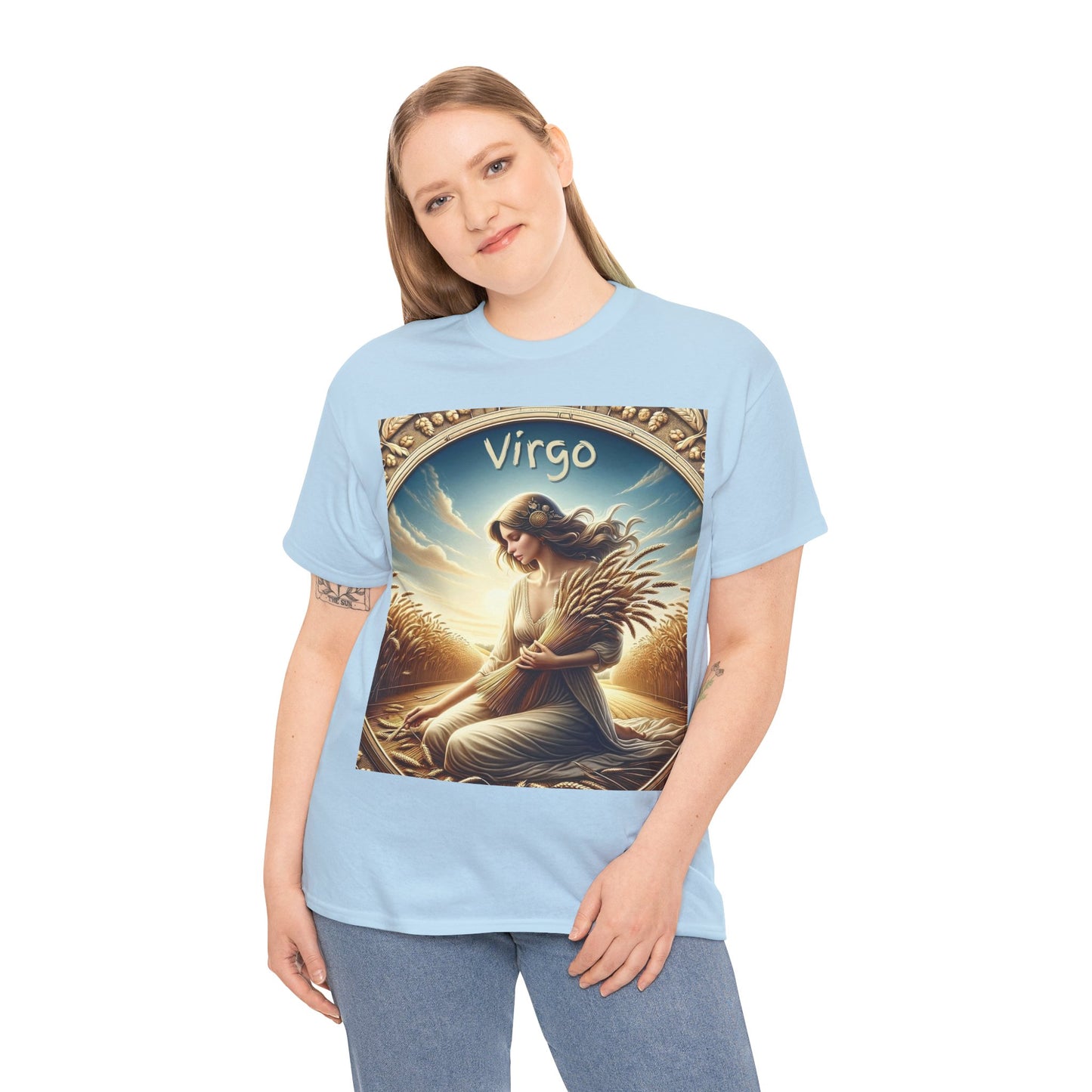 Virgo Unisex Heavy Cotton Tee