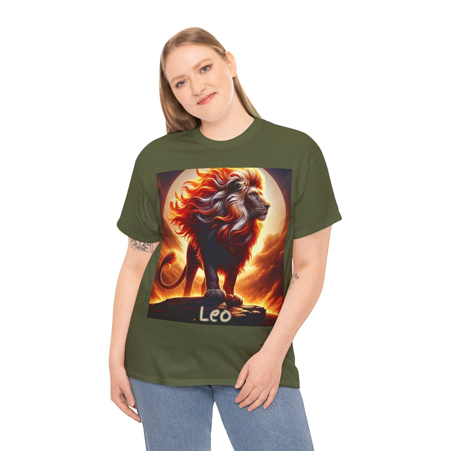 Leo Unisex Heavy Cotton Tee