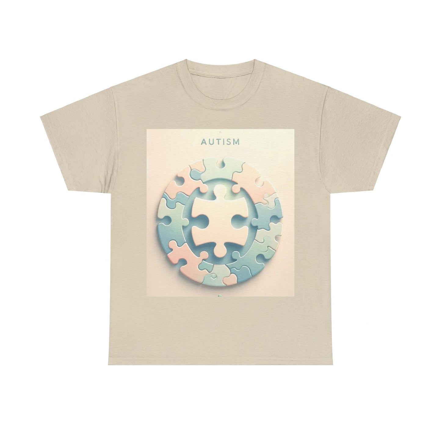 Autism Circle Unisex Heavy Cotton Tee