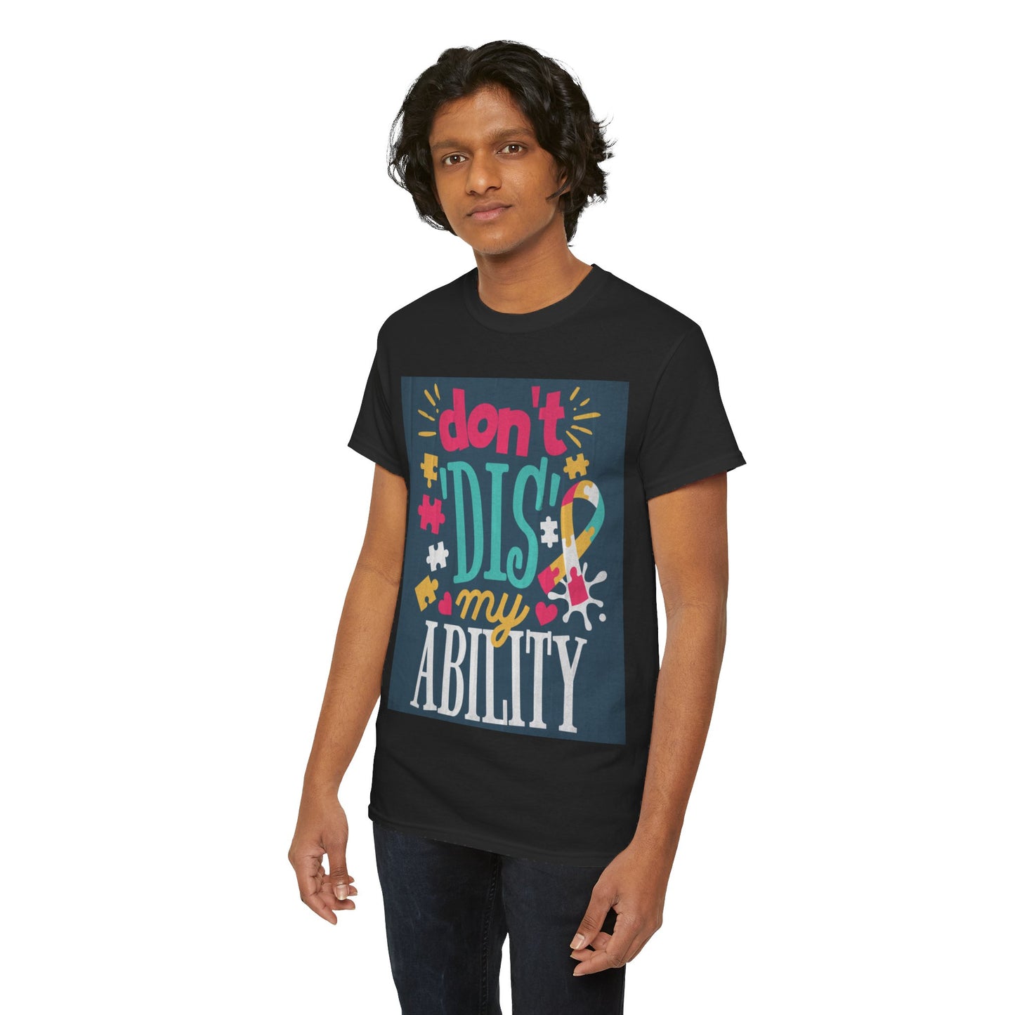 Don't Dis My Ability Unisex Heavy Cotton Tee