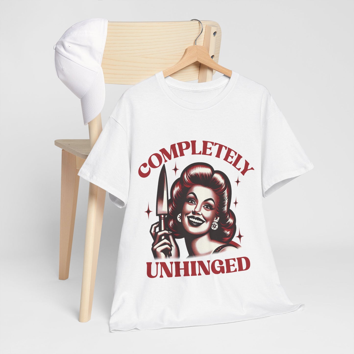 Completely Unhinged Unisex Heavy Cotton Tee