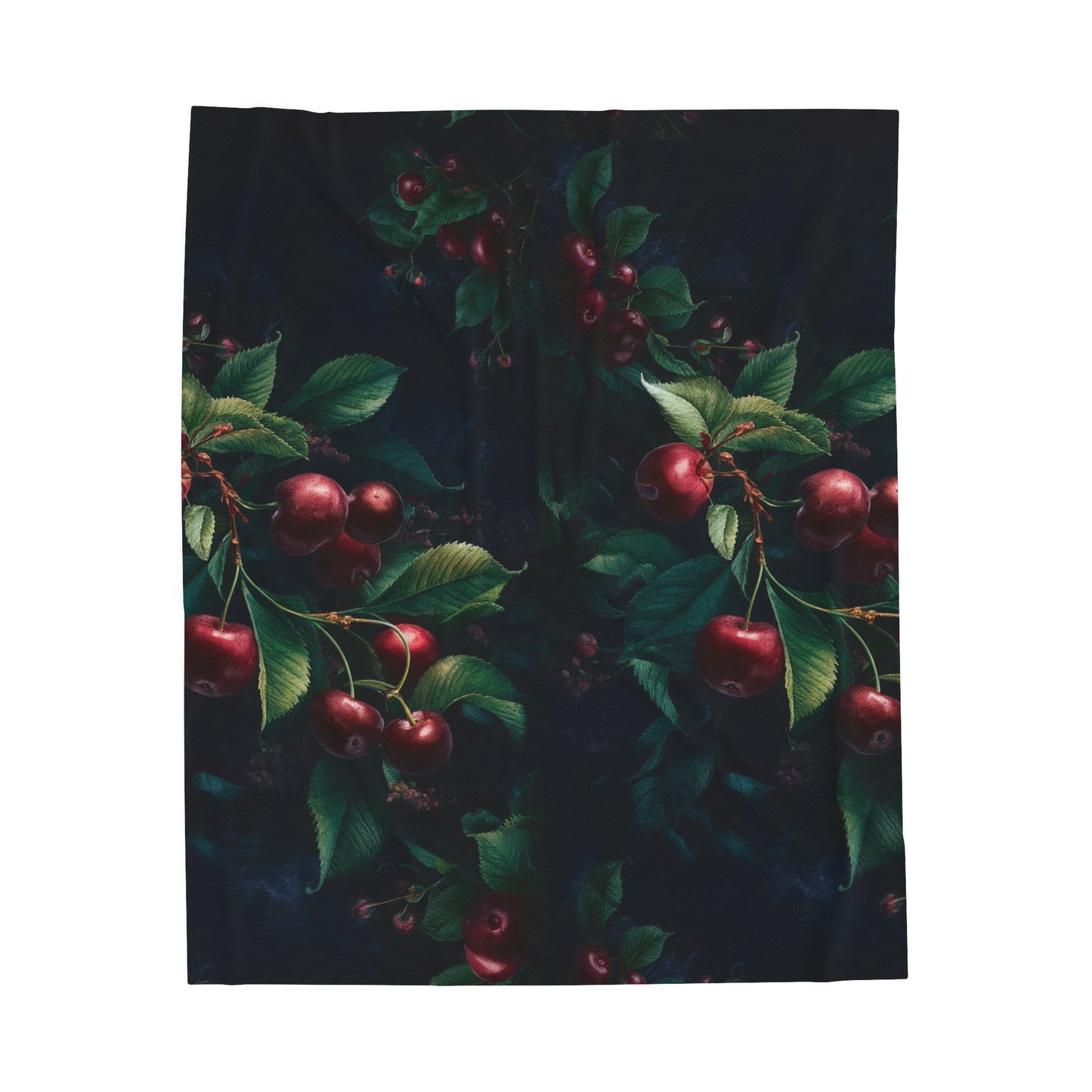 Black Cherry Velveteen Plush Blanket