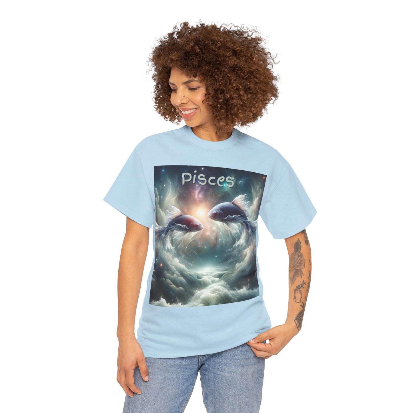 Pisces Unisex Heavy Cotton Tee
