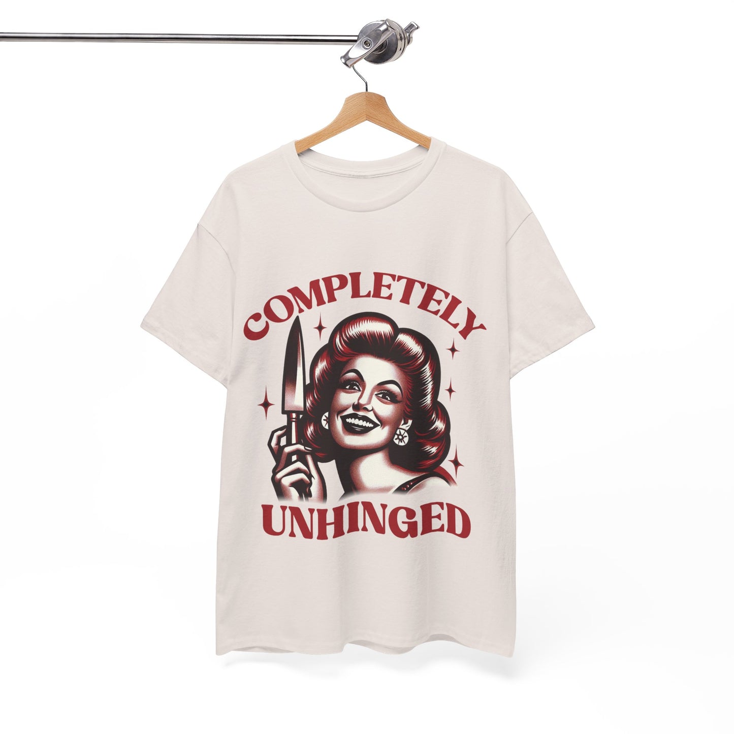 Completely Unhinged Unisex Heavy Cotton Tee