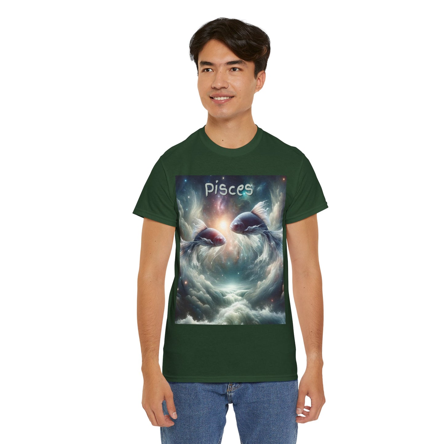 Pisces Unisex Heavy Cotton Tee
