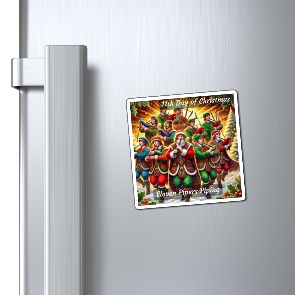 11th Day of Christmas Magnets