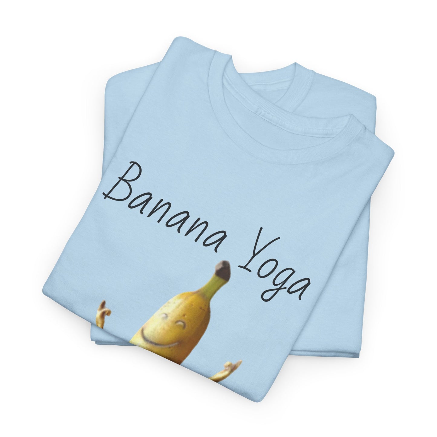 Banana Yoga2 Unisex Heavy Cotton Tee
