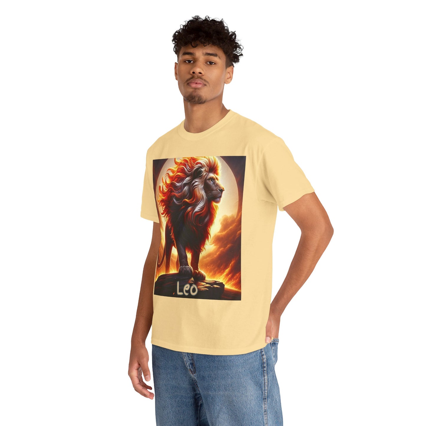Leo Unisex Heavy Cotton Tee