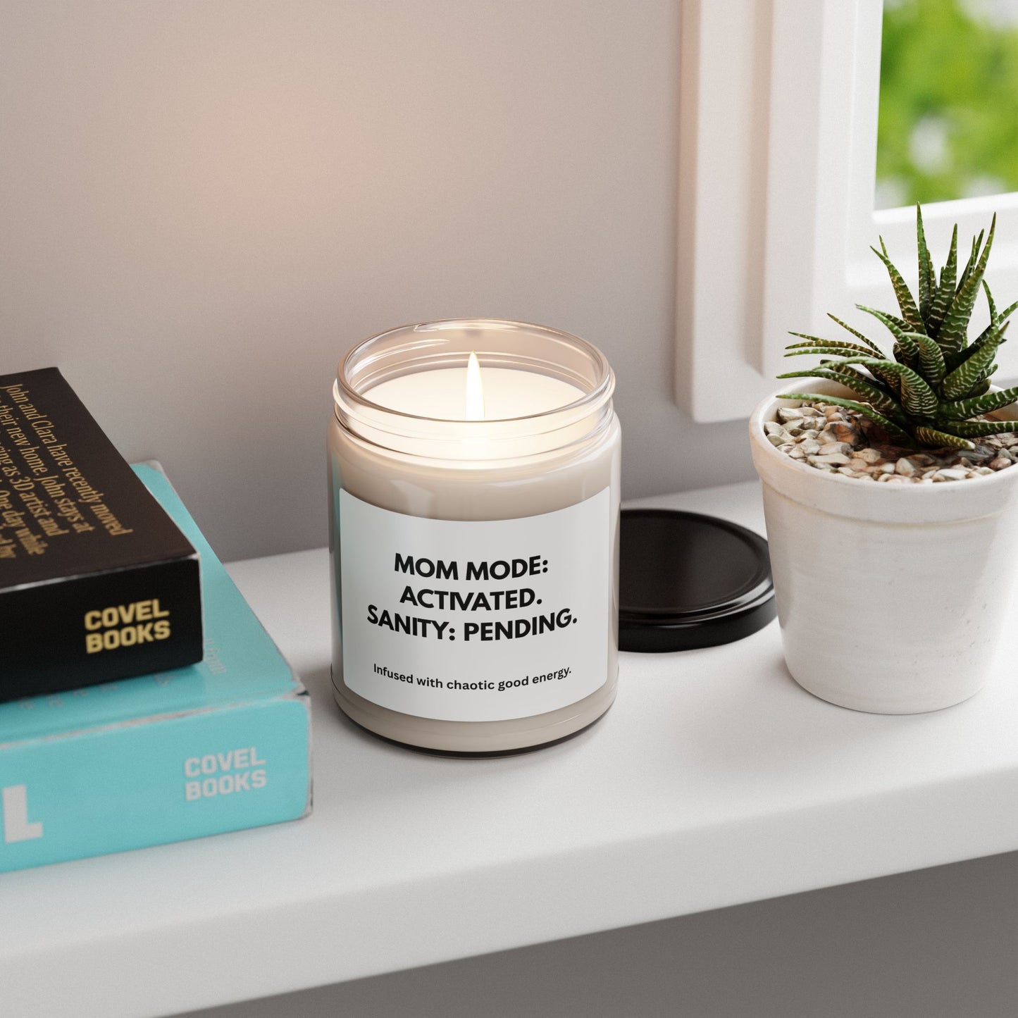 Mom Mode Activated Scented Soy Candle, 9oz