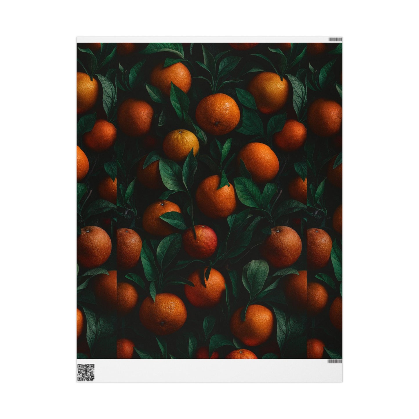 Orange Vine Themed Wrapping Papers