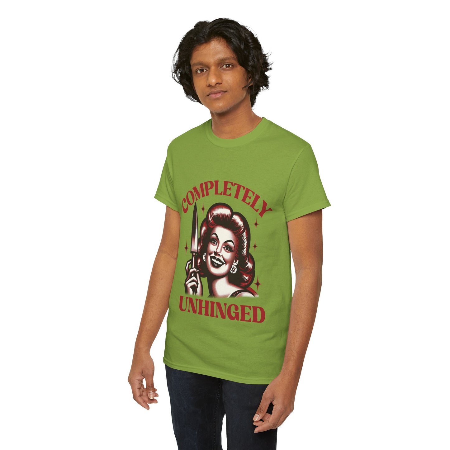 Completely Unhinged Unisex Heavy Cotton Tee