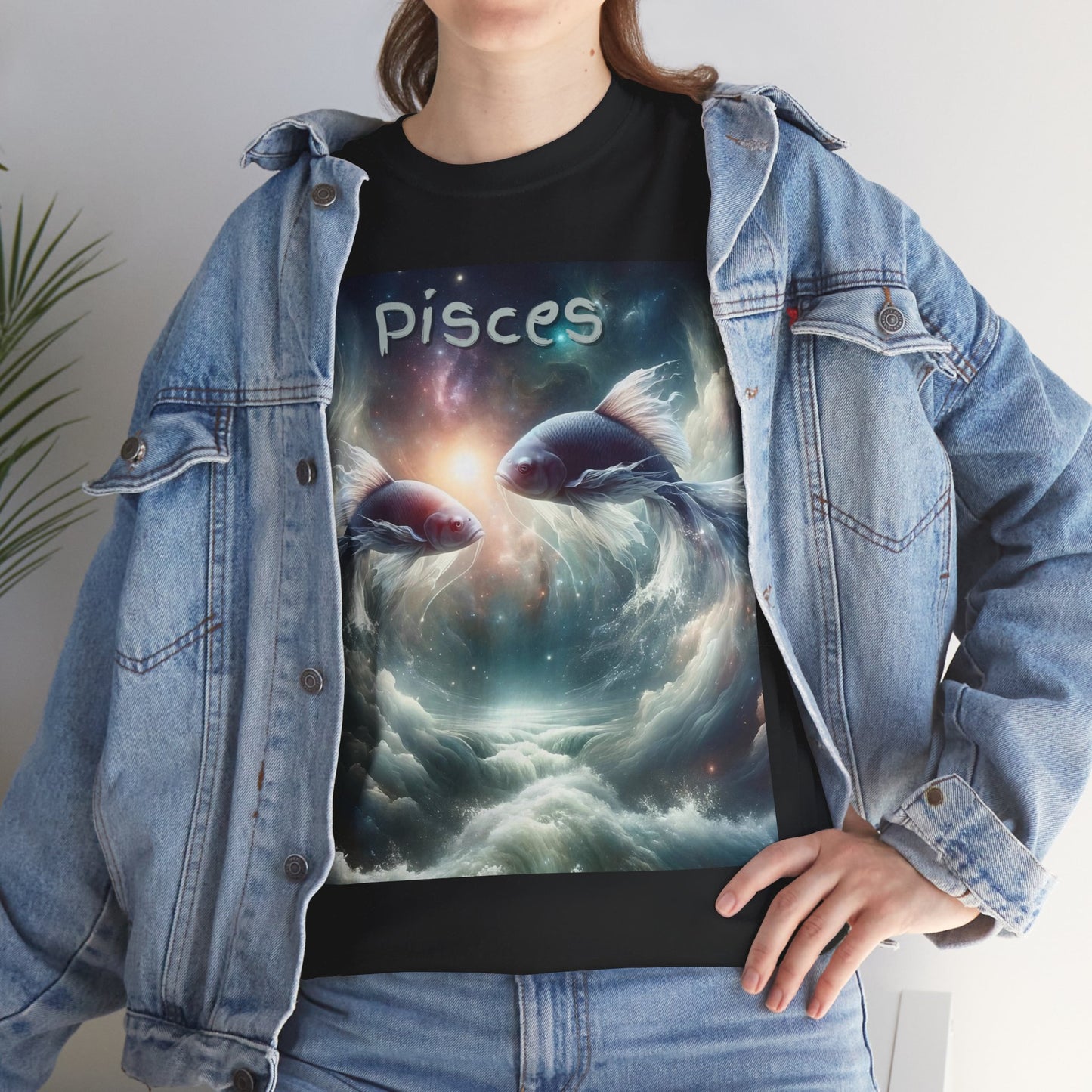 Pisces Unisex Heavy Cotton Tee