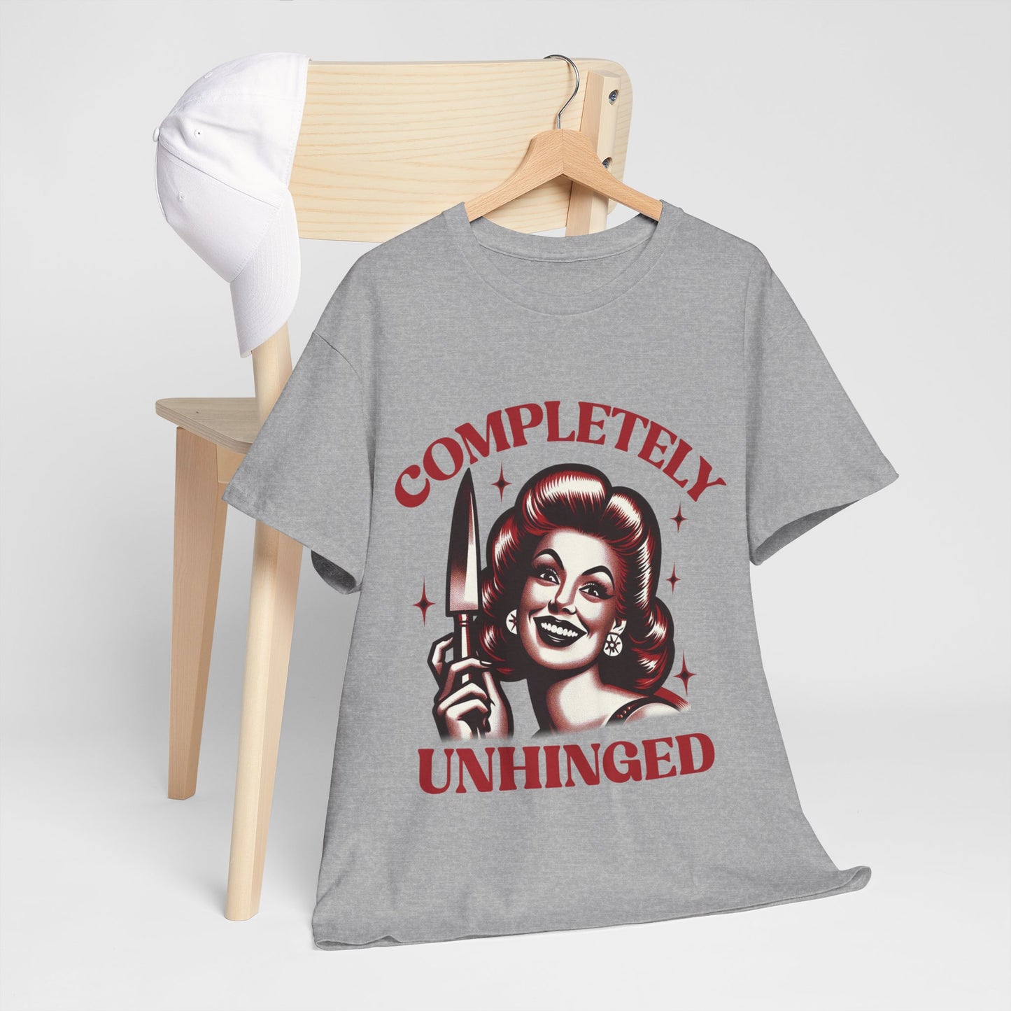 Completely Unhinged Unisex Heavy Cotton Tee