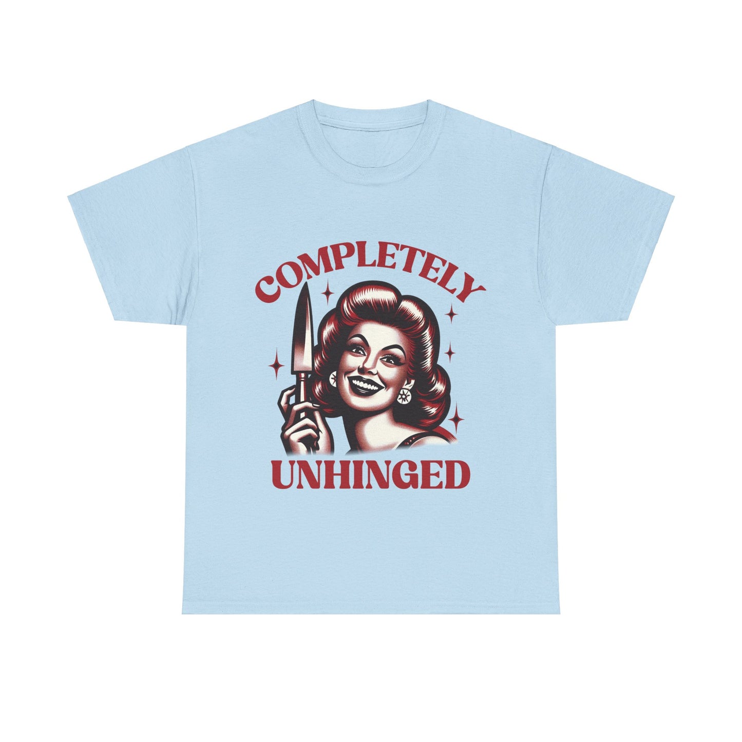 Completely Unhinged Unisex Heavy Cotton Tee