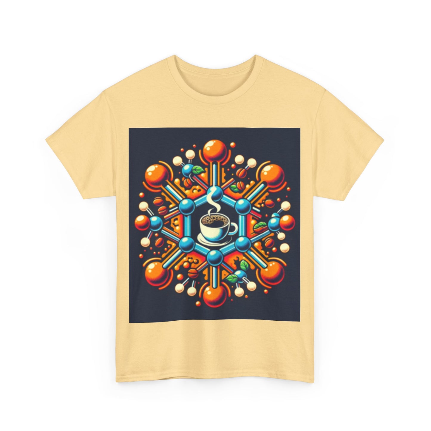 Color Bomb Coffee Cup Unisex Heavy Cotton Tee