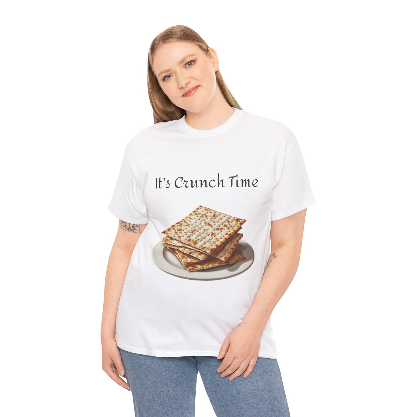 It's Crunch Time Matzah Unisex Heavy Cotton Tee