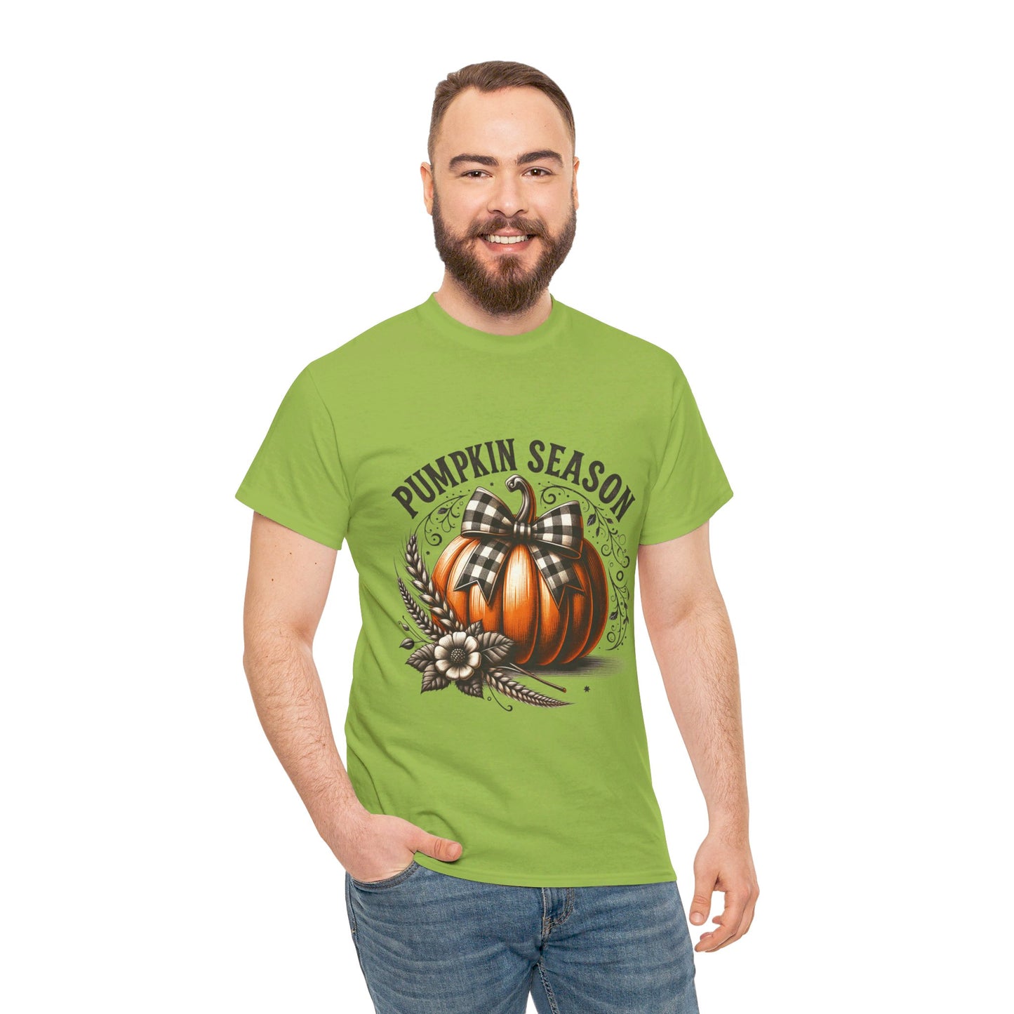 Pumpkin Season Unisex Heavy Cotton Tee
