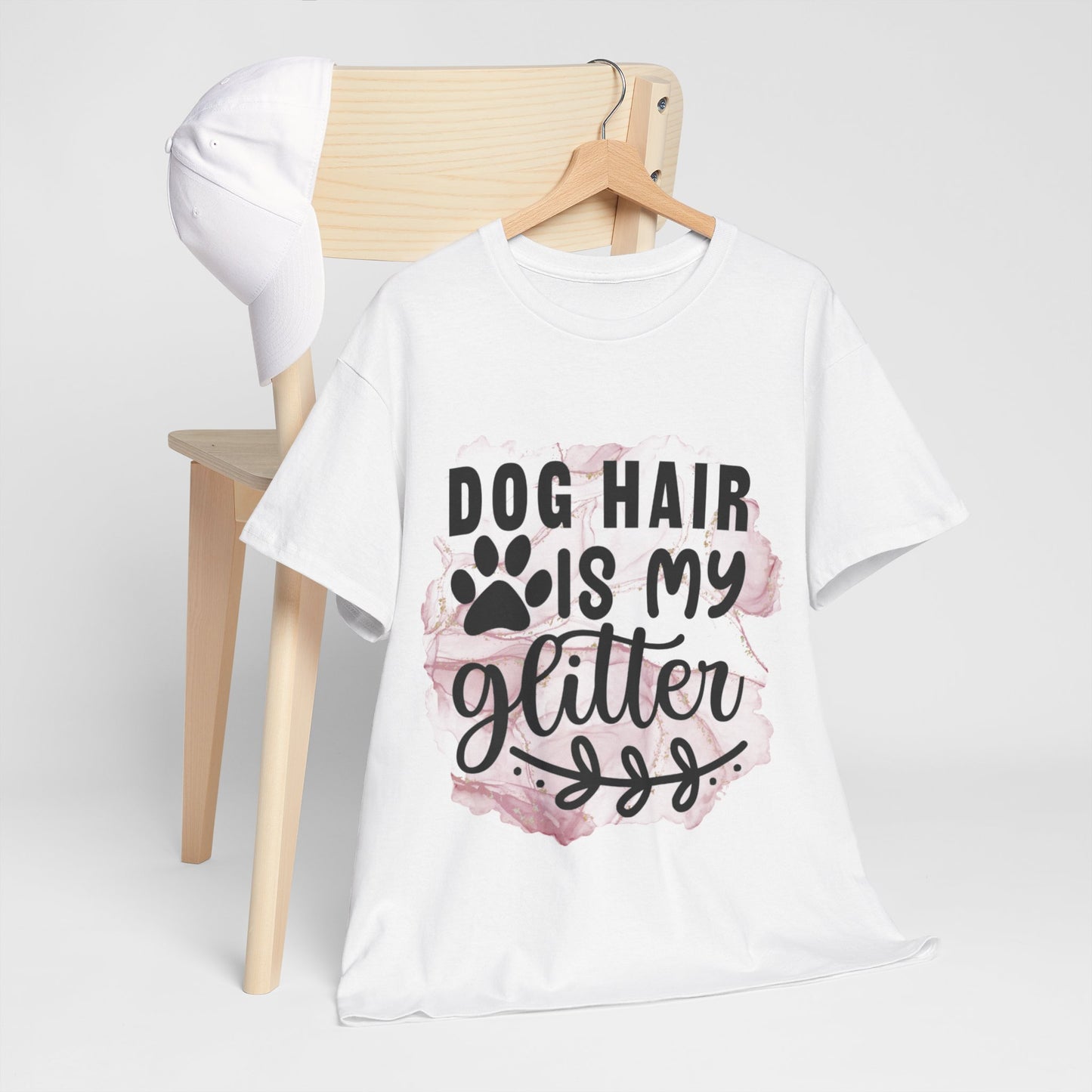 Dog Hair Is My Glitter Unisex Heavy Cotton Tee