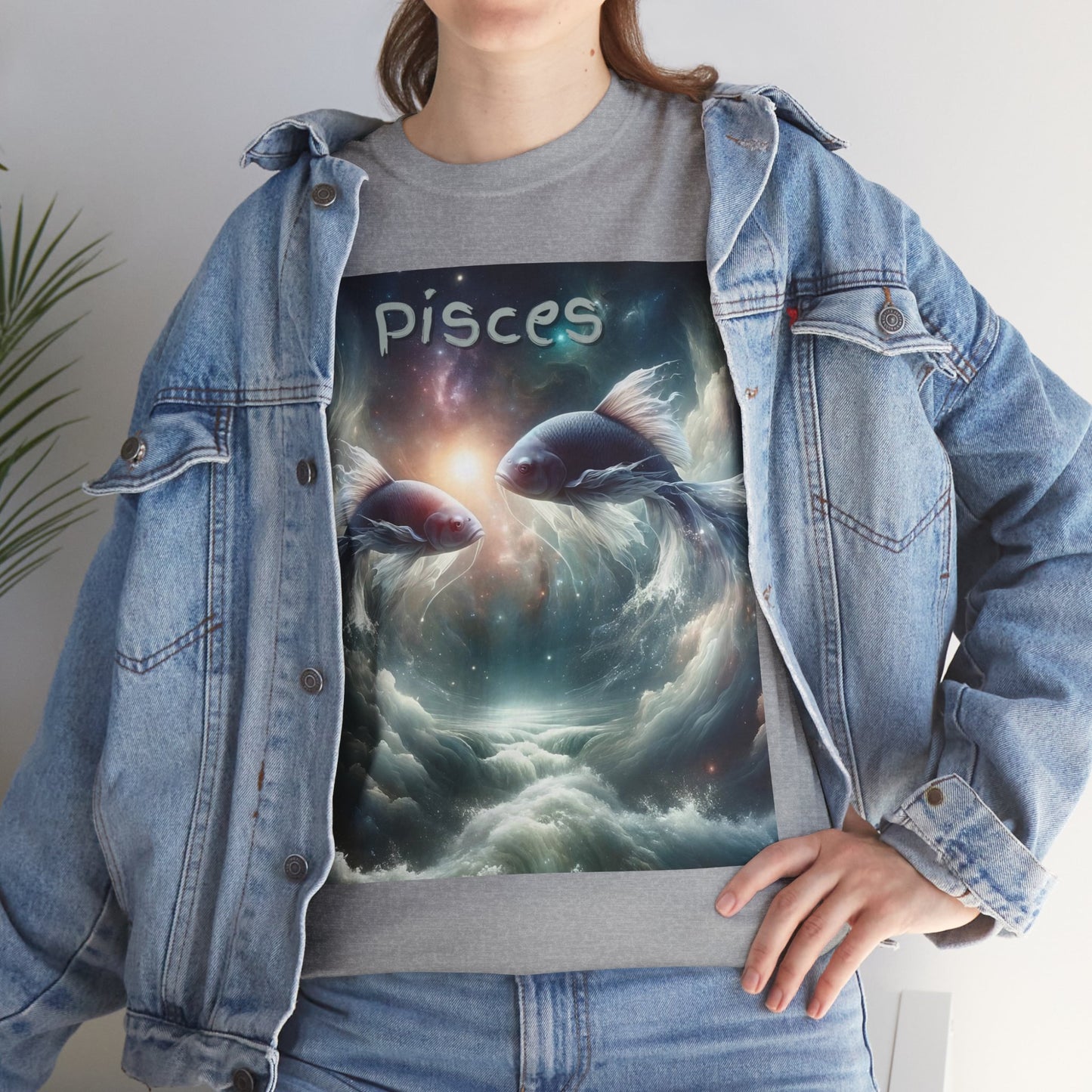 Pisces Unisex Heavy Cotton Tee