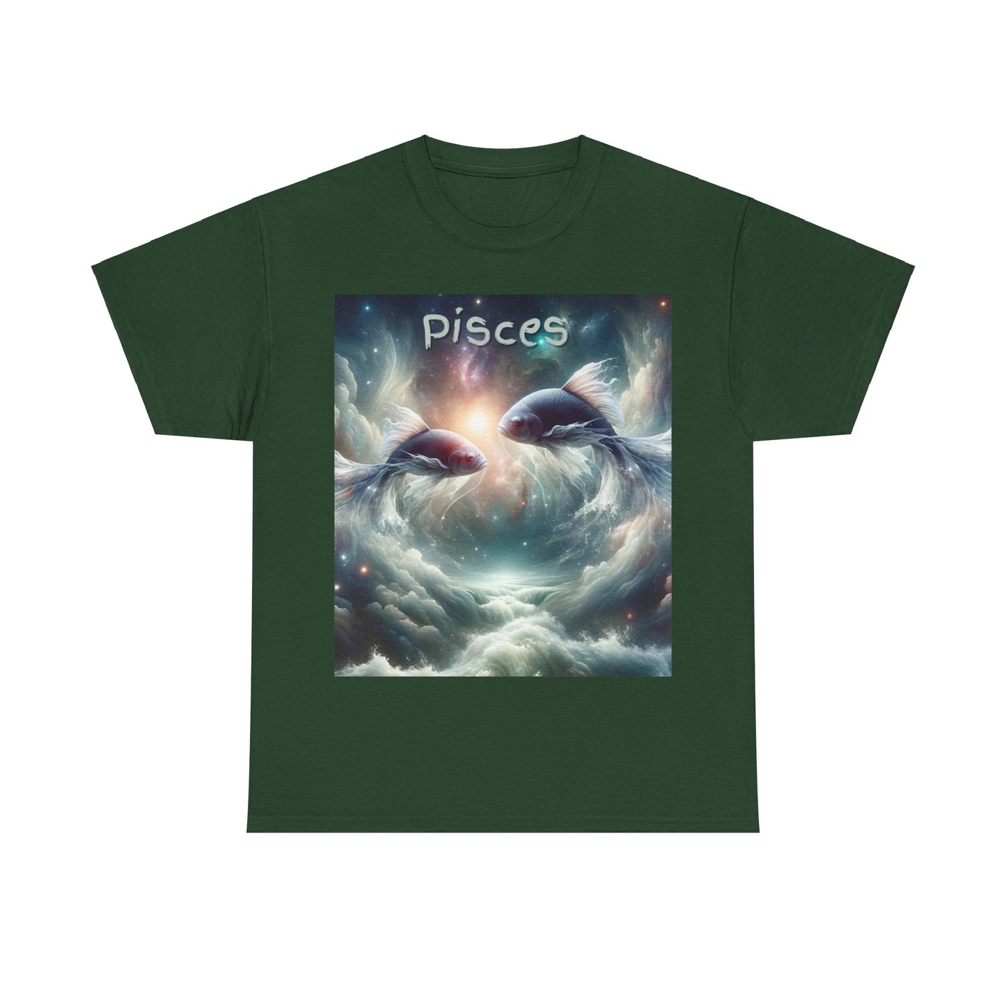 Pisces Unisex Heavy Cotton Tee