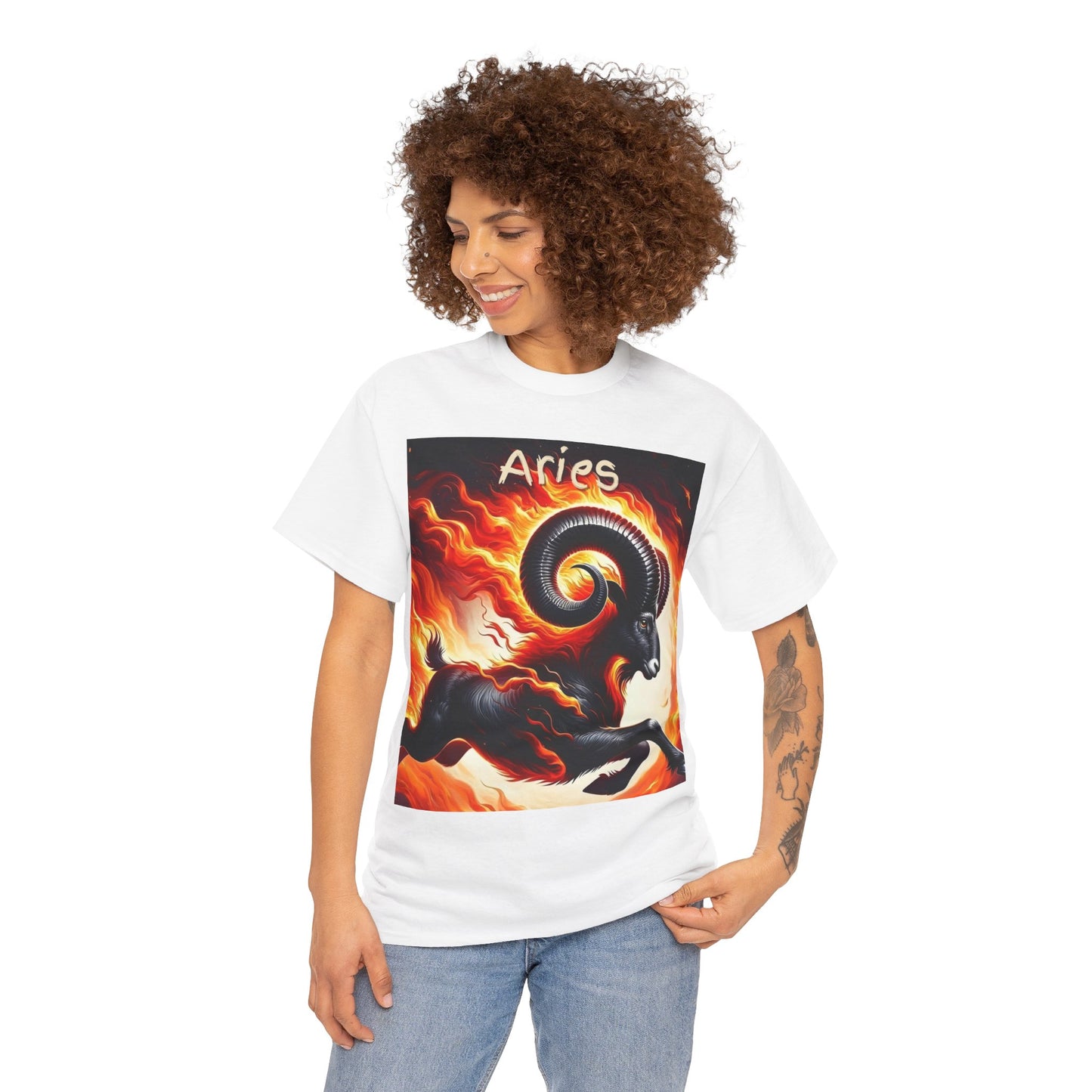 Aries Unisex Heavy Cotton Tee