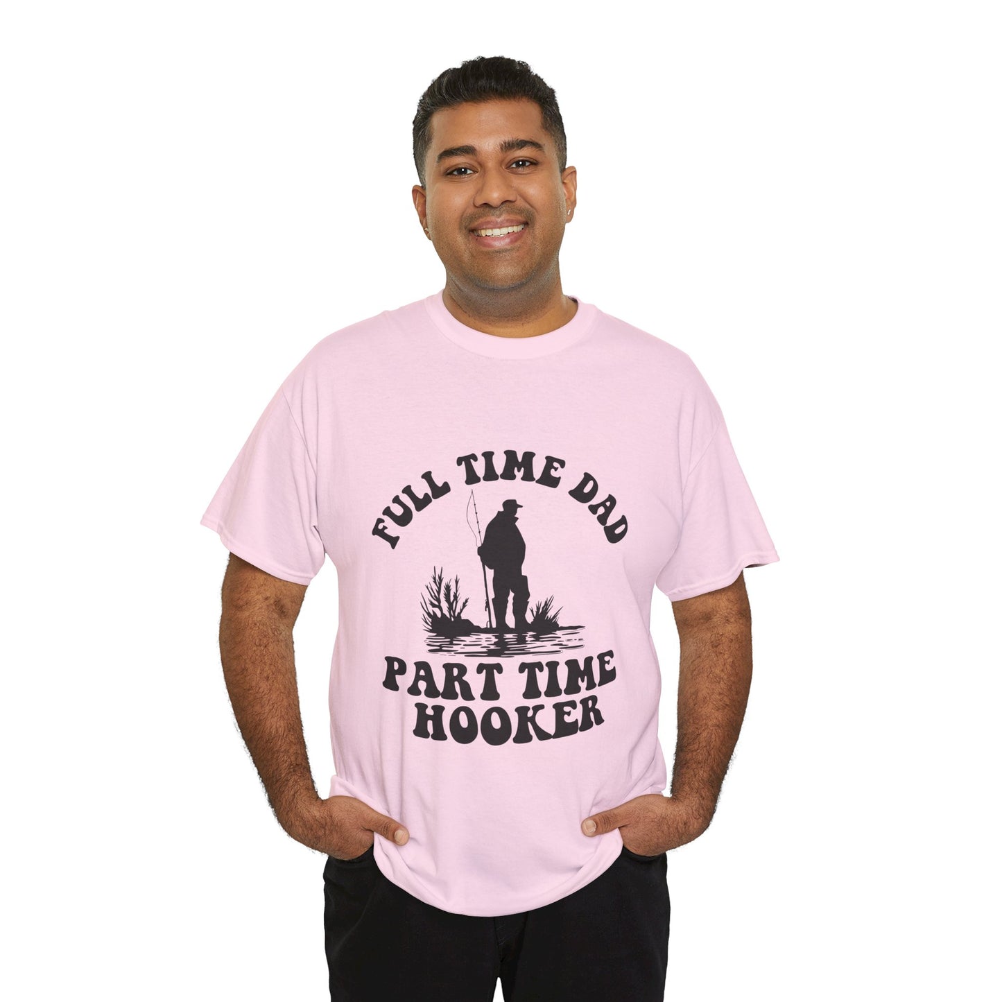 Full Time Dad Unisex Heavy Cotton Tee