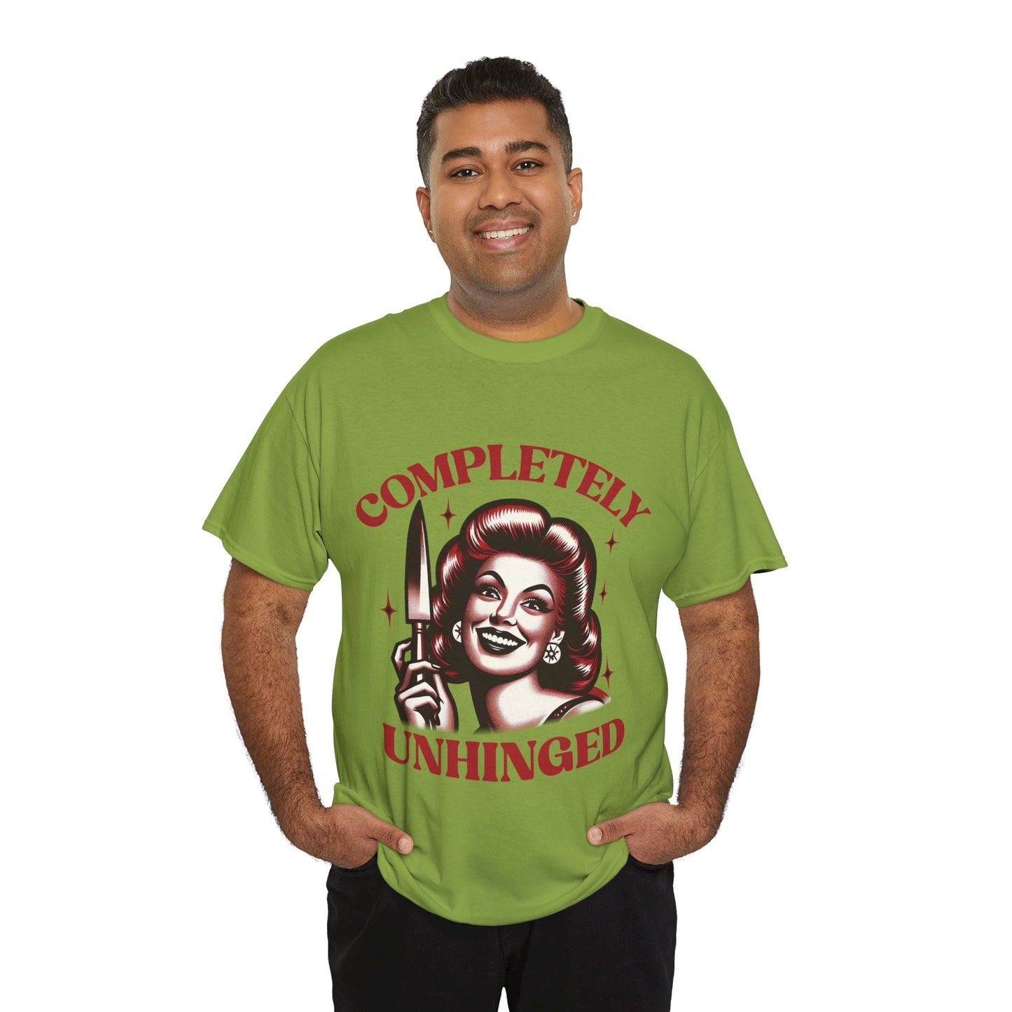 Completely Unhinged Unisex Heavy Cotton Tee