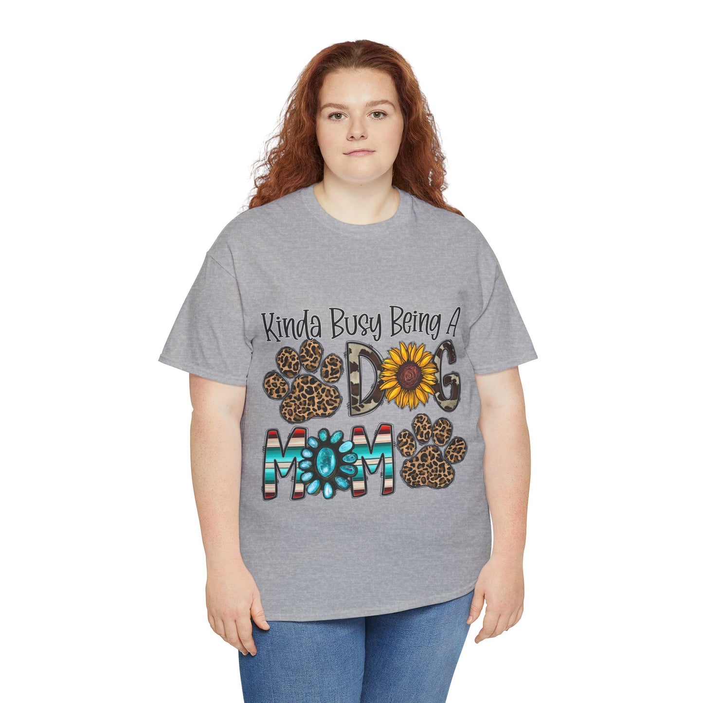 Busy Dog Mom Unisex Heavy Cotton Tee