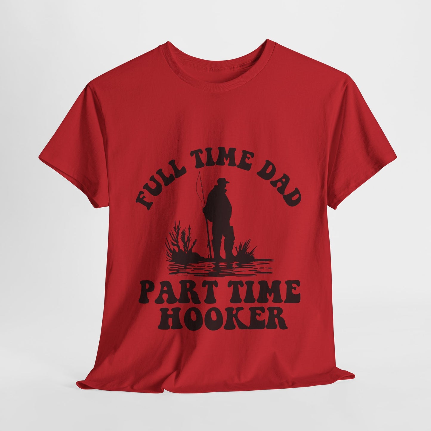 Full Time Dad Unisex Heavy Cotton Tee