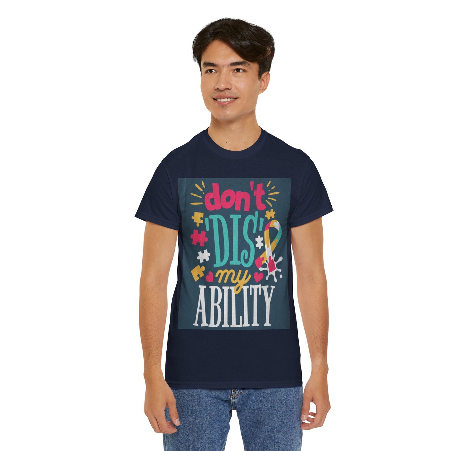 Don't Dis My Ability Unisex Heavy Cotton Tee