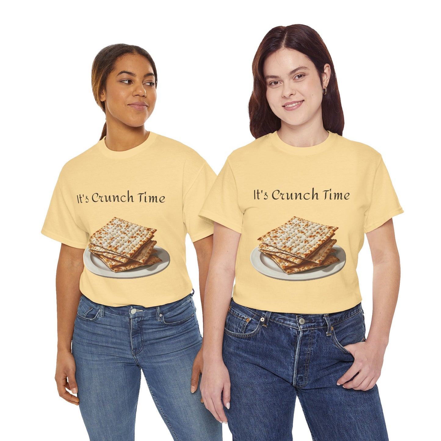 It's Crunch Time Matzah Unisex Heavy Cotton Tee