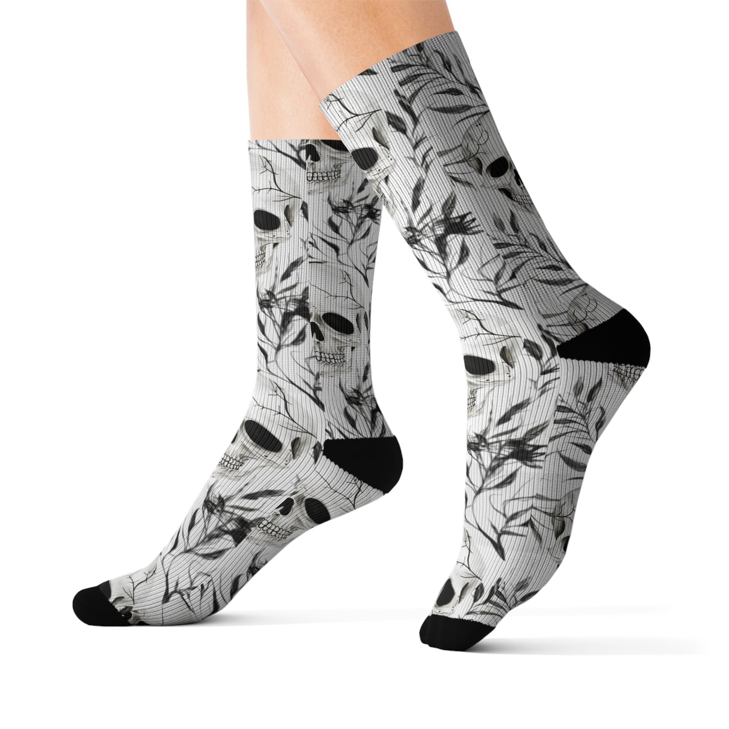 Skull Halloween Sublimation Socks
