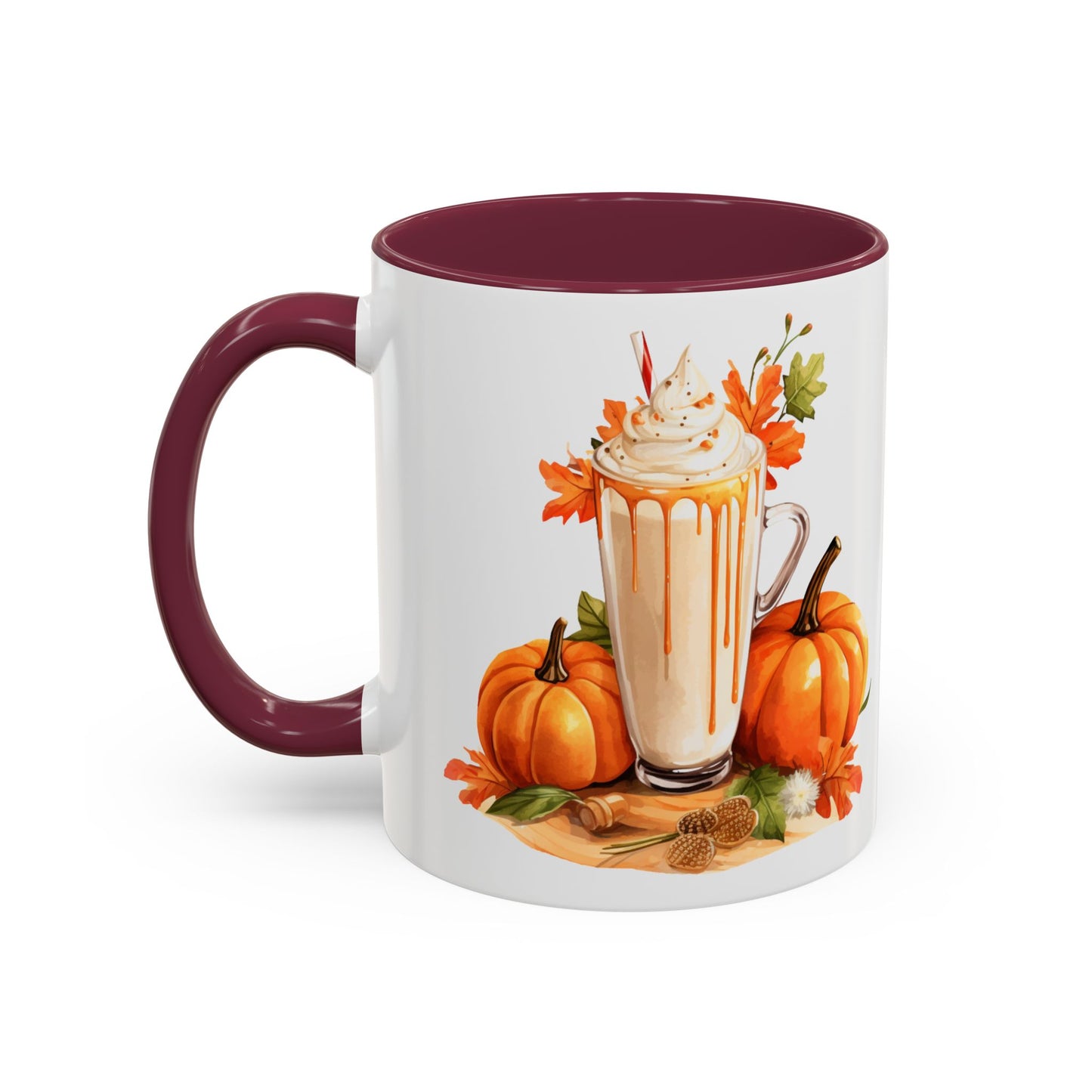 Pumpkin Spice Colorful Mugs, 11oz