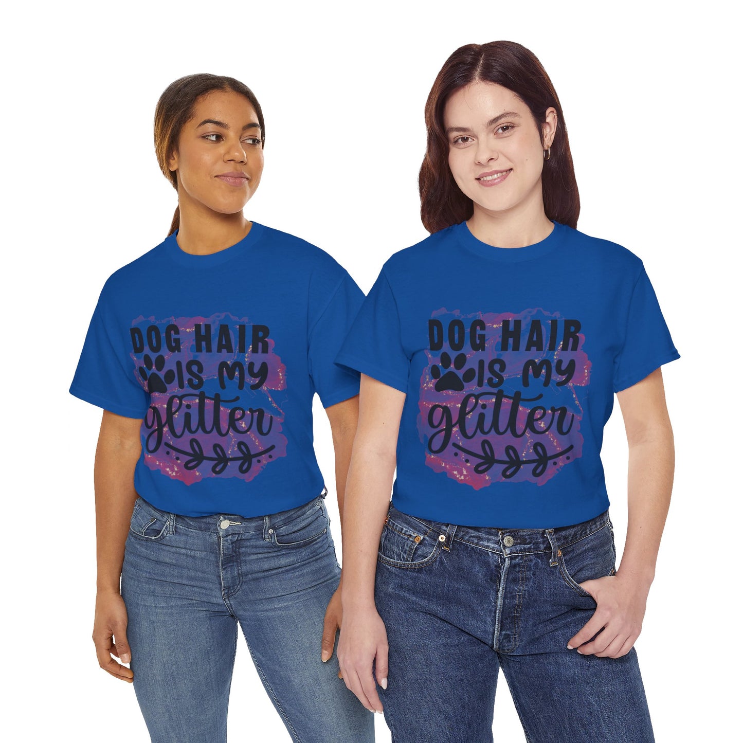 Dog Hair Is My Glitter Unisex Heavy Cotton Tee