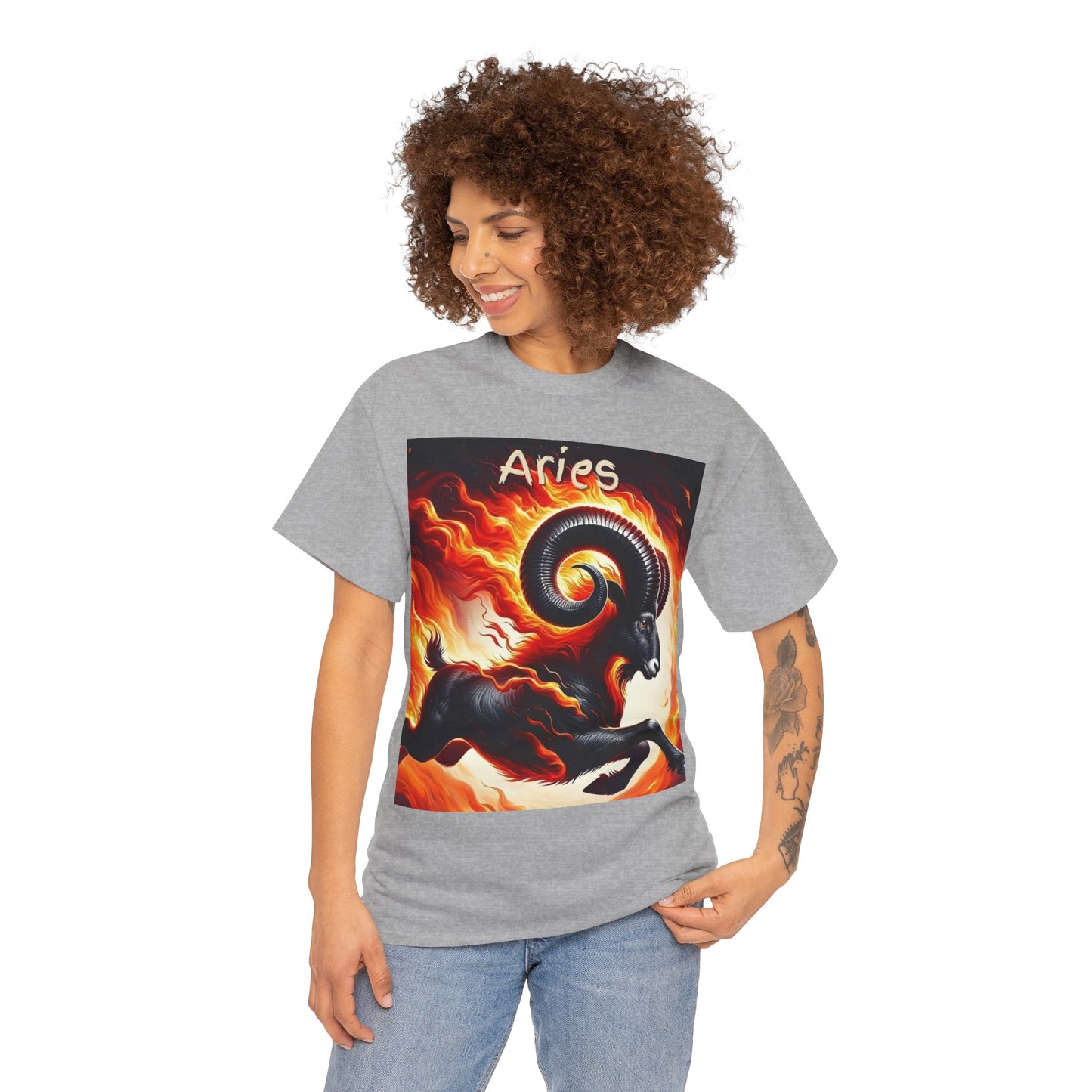 Aries Unisex Heavy Cotton Tee