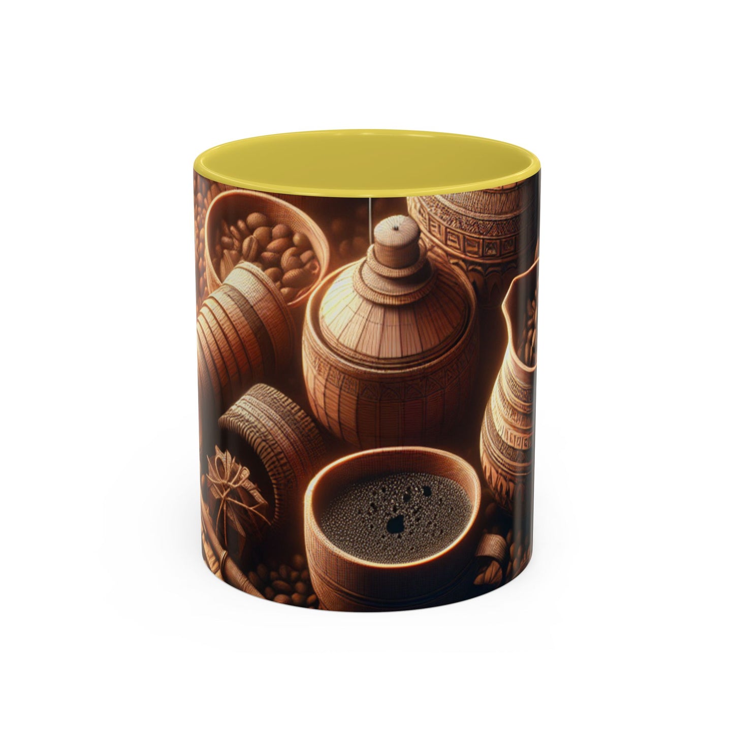 Coffee Lover's Colorful Mugs, 11oz