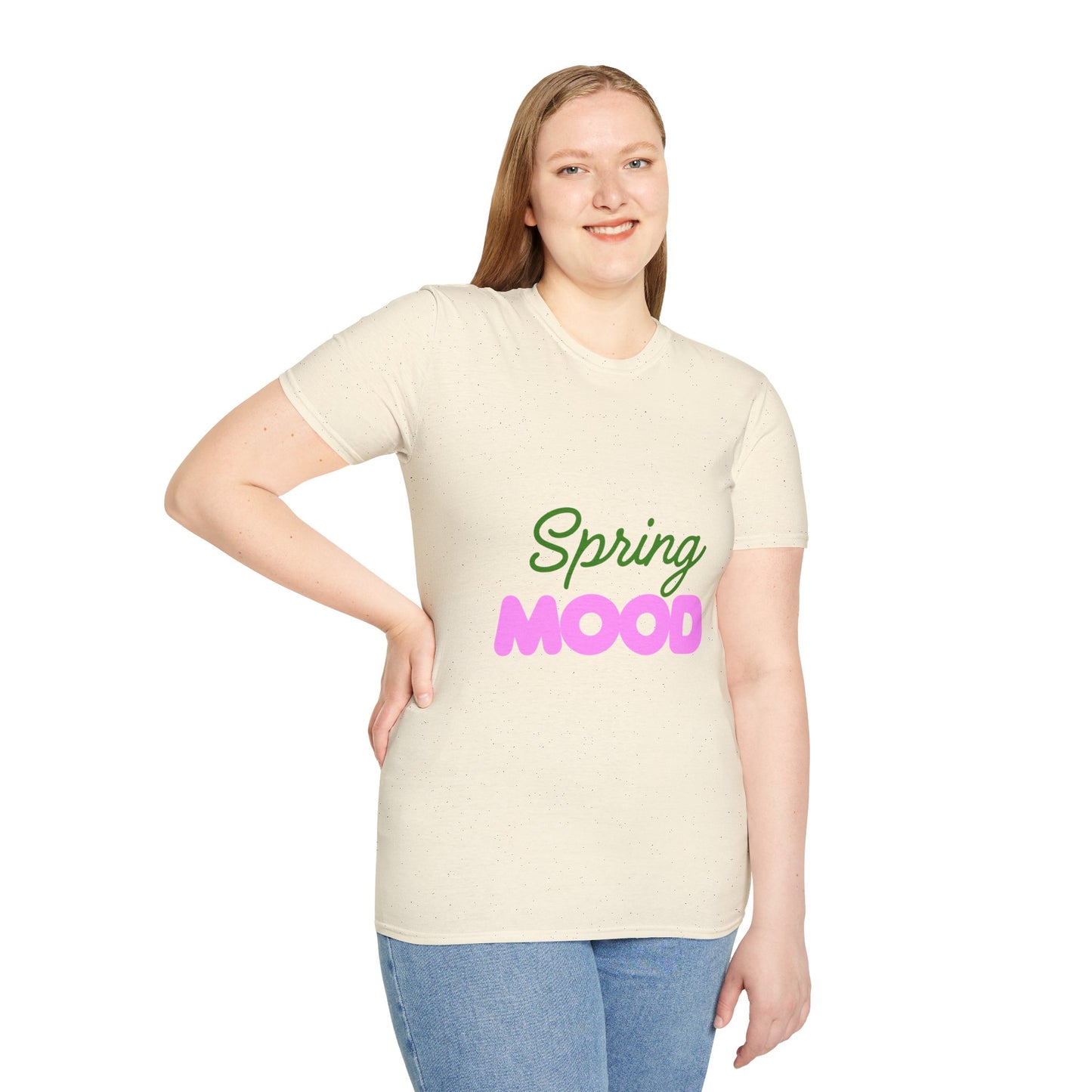 Spring Mood Unisex Softstyle T-Shirt - Casual Graphic Tee for Springtime Celebrations