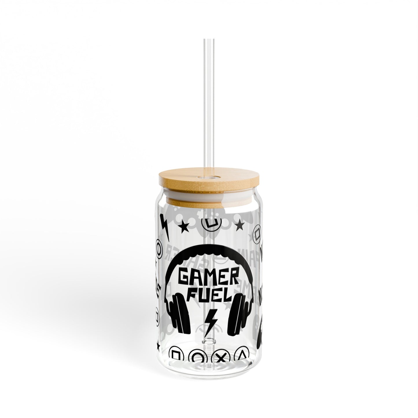 Game Fuel Sipper Glass, 16oz