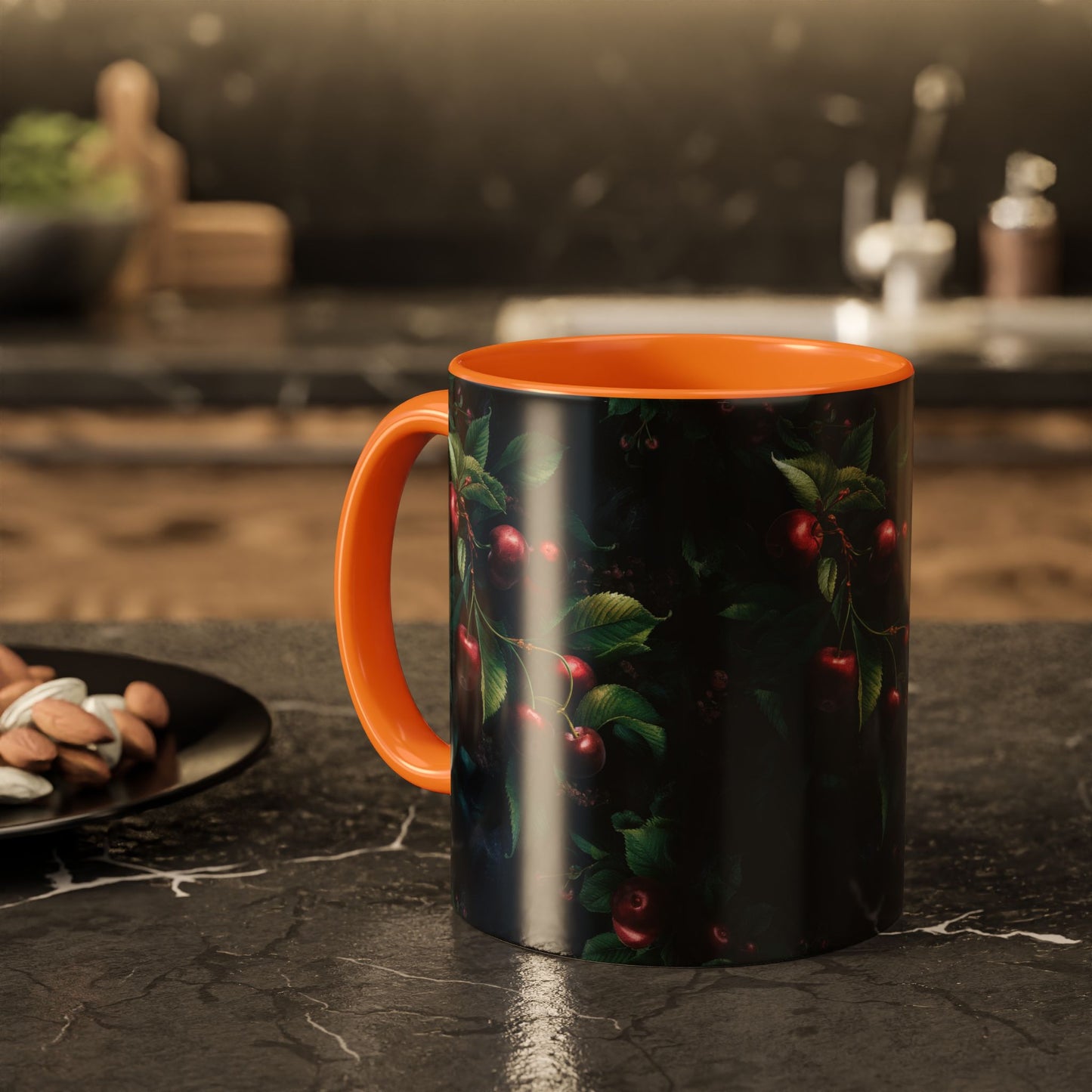 Black Cherry Colorful Mugs (11oz, 15oz)