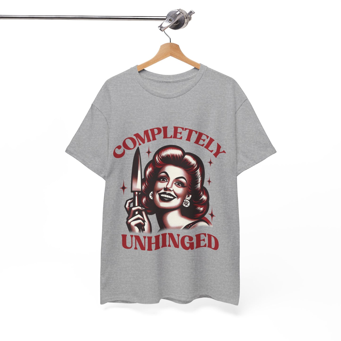 Completely Unhinged Unisex Heavy Cotton Tee