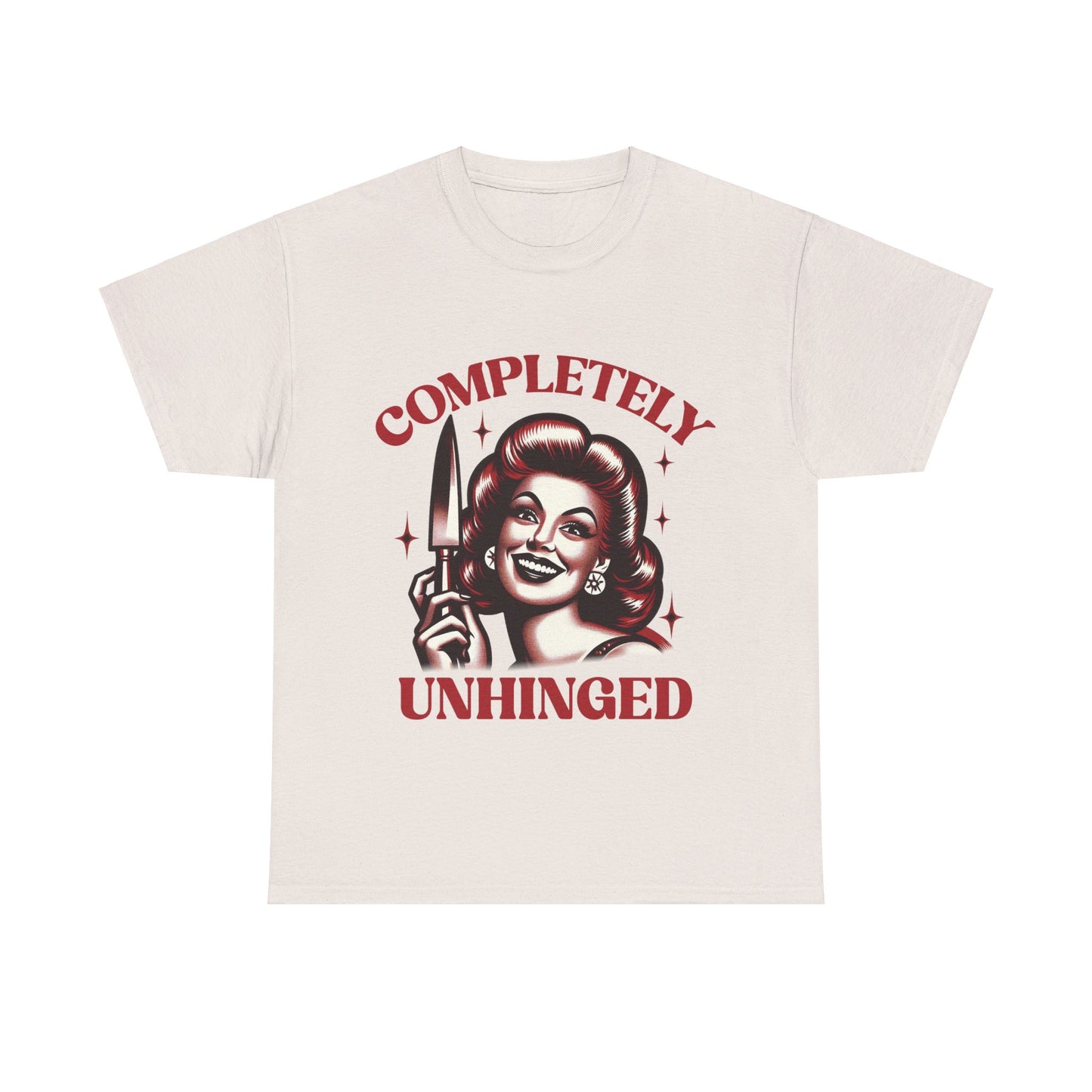 Completely Unhinged Unisex Heavy Cotton Tee