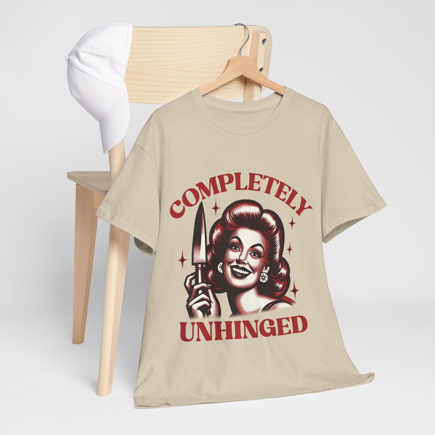 Completely Unhinged Unisex Heavy Cotton Tee