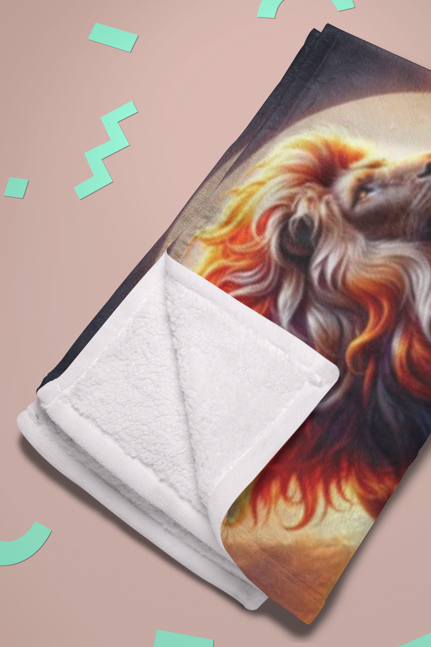 Virgo Zodiac Sign Velveteen Plush Blanket