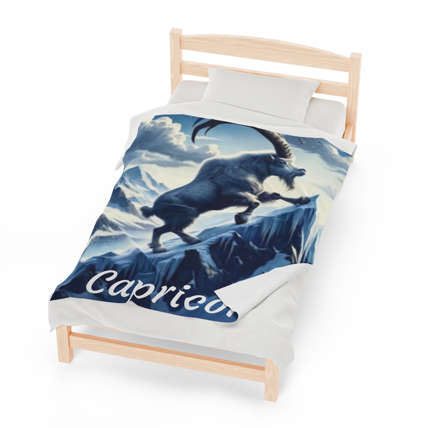 Capricorn Zodiac Sign Velveteen Plush Blanket